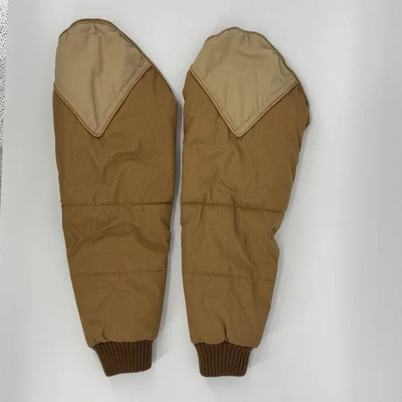 Vintage Trail Gear Pacific Trail Puffer Jacket Large Brown Western Yoke Corduroy